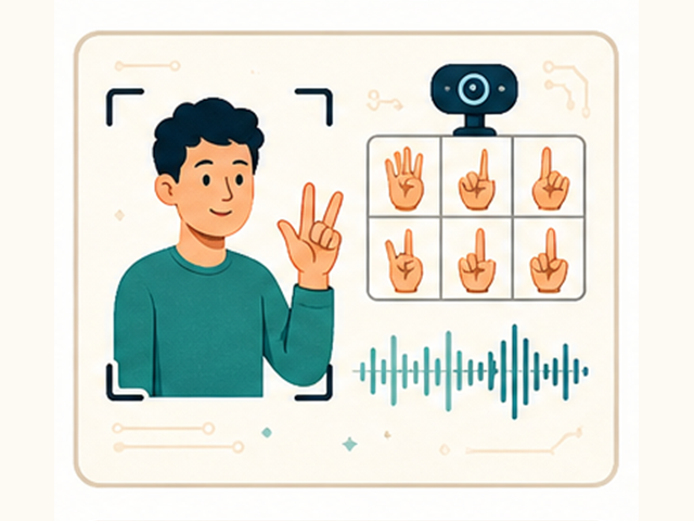 DofE AI Bronze weekly lesson illustration: Sign Language Classifier