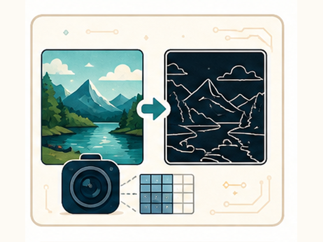 DofE AI Bronze weekly lesson illustration: Edge Detection