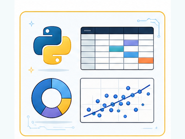 DofE AI Gold weekly lesson illustration: Python Packages for ML