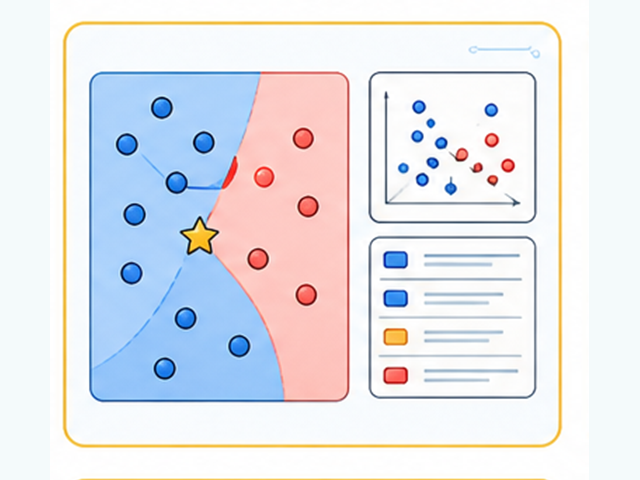 DofE AI Gold weekly lesson illustration: KNN in Python