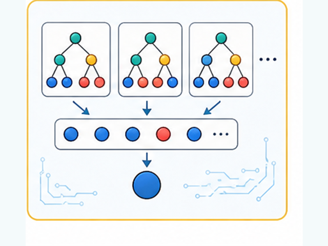 DofE AI Gold weekly lesson illustration: Random Forests Theory