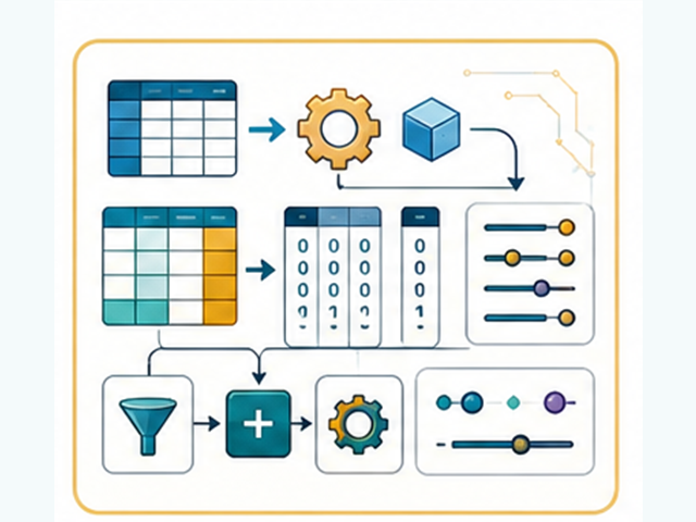 DofE AI Gold weekly lesson illustration: Feature Engineering